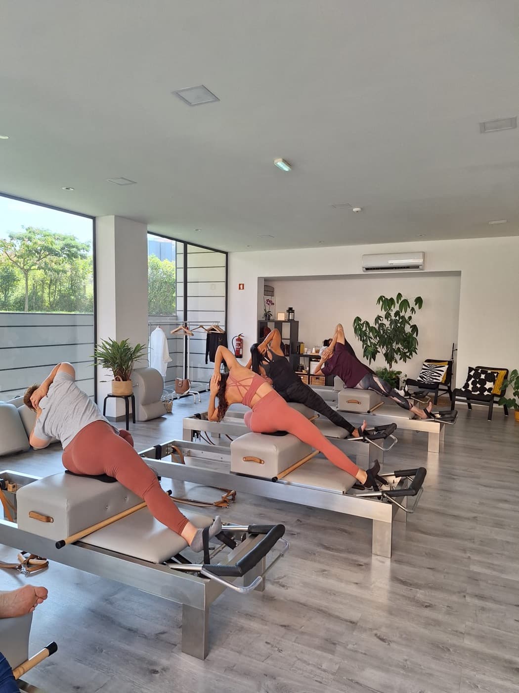 Aula de Reformer no Pilates Gaia