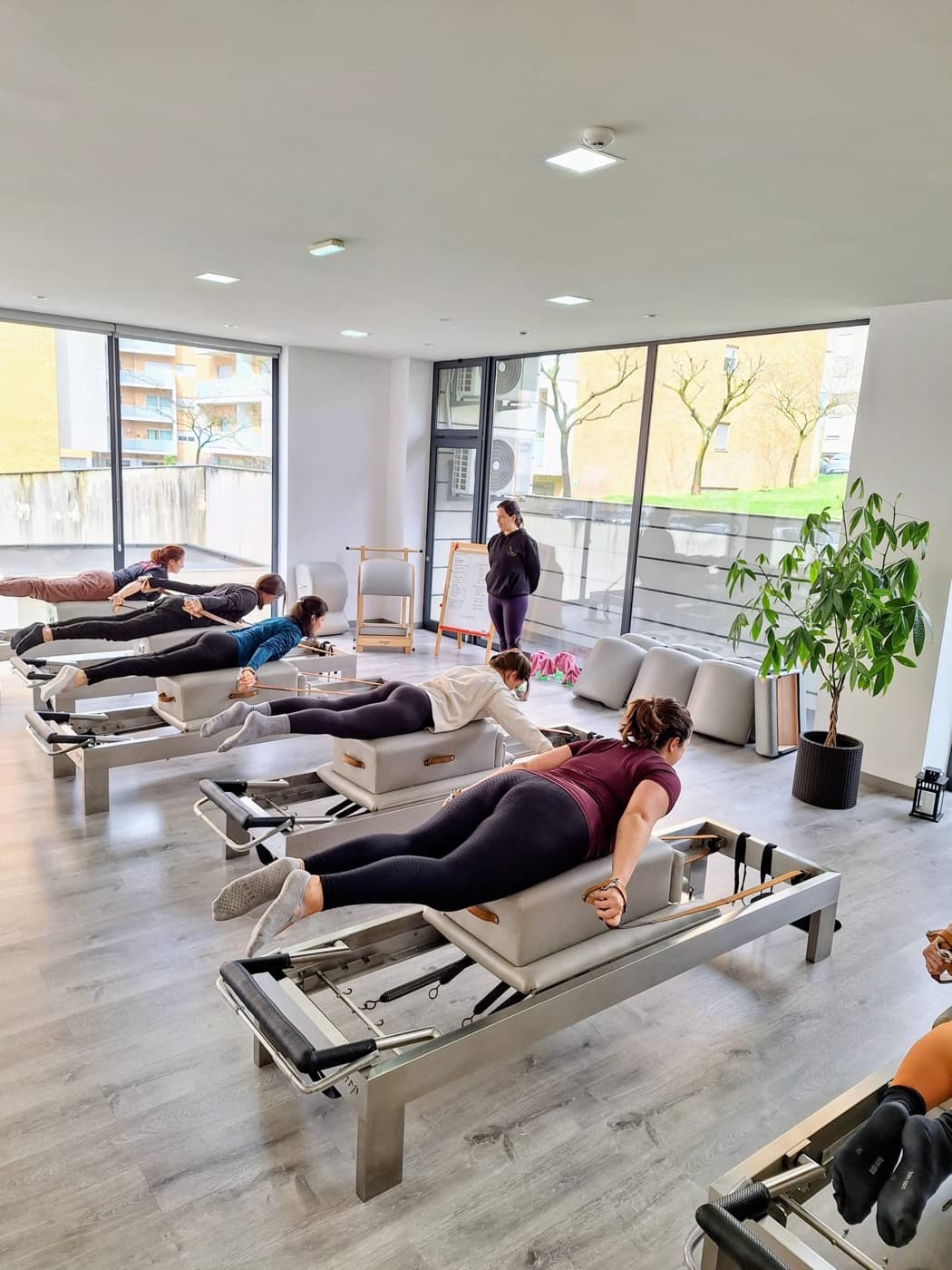 Aula de Reformer no Pilates Gaia