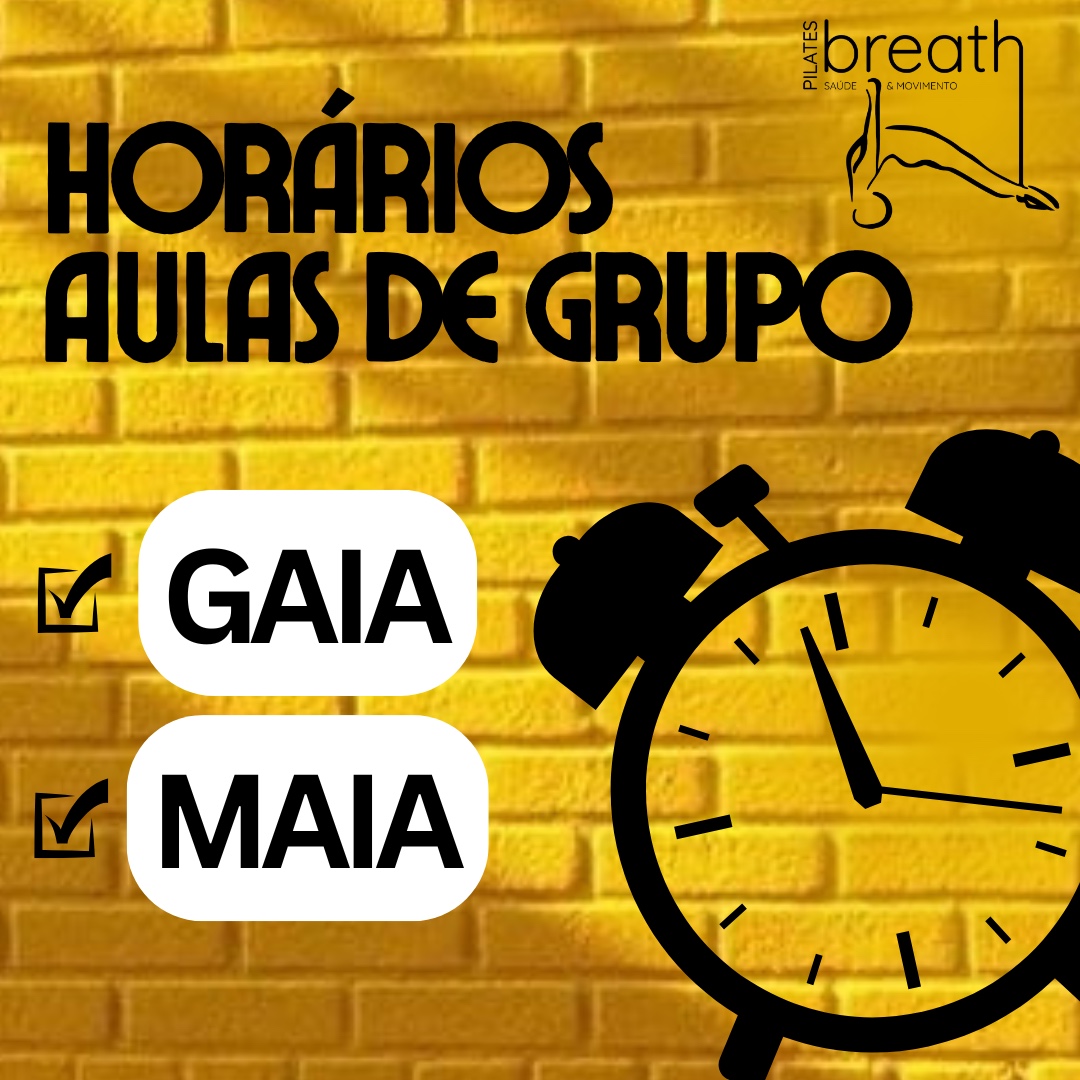Horários das Aulas de Grupo